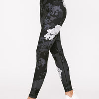 High-Waist Reversible Legging Black Scarlet