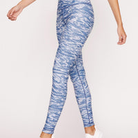 High-Waist Reversible Stone Denim Tigress Legging