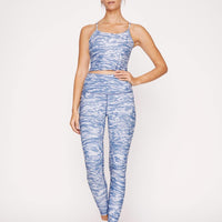 High-Waist Reversible Stone Denim Tigress Legging