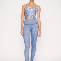 High-Waist Reversible Stone Denim Tigress Legging