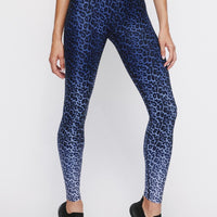 High-Waist Iggy Blue Chill Cheetah Leggings