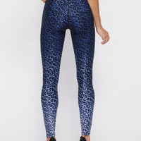 High-Waist Iggy Blue Chill Cheetah Leggings