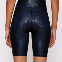High-Waist Kurt Short Blue Black Viper Foil