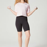 Marisa Cropped Boxy Tee Superpink