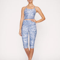 High-Waist Reversible Capris Stone Denim Tigress PANTS W.I.T.H.-Wear It To Heart