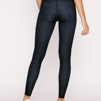 High-Waist Reversible Legging Indigo Denim