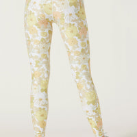 High Waist Reversible Legging 1966 Tangerine