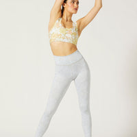 High Waist Reversible Legging 1966 Tangerine