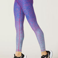 High Waist Reversible Legging Celsius Purple