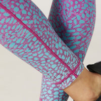 High Waist Reversible Legging Celsius Purple