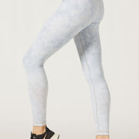 High Waist Reversible Legging Navy Coral