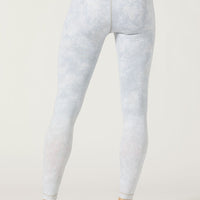 High Waist Reversible Legging Navy Coral