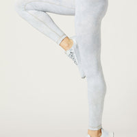 High Waist Reversible Legging Olive Citrus