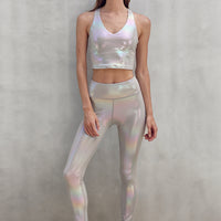 Kristen Cropped Tank Moonstone