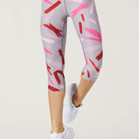 High Waist Capri Summer Vamp Smokey Blush