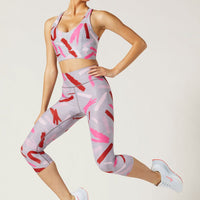 High Waist Capri Summer Vamp Smokey Blush