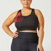 Rebel Cross Back Bra Tokyo Sunrise