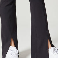 Teresa Slit Flare Black