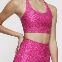 Strappy Bra Neon Pink Cheetah SHIRT W.I.T.H.-Wear It To Heart