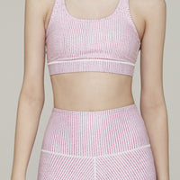 Strappy Bra Pink Derby Stripe