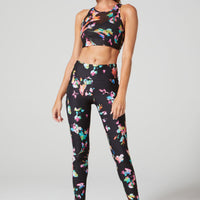 Noa Cross Back Bra Luminous Blooms