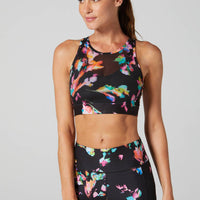 Noa Cross Back Bra Luminous Blooms