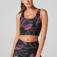 Julia Cut Out Bra With Foil Midnight Magnolias