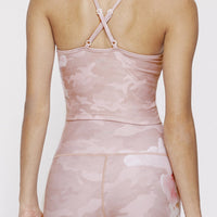 Avery Cropped Tank Blush Camo Peony SHIRT W.I.T.H.-Wear It To Heart