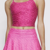 Avery Tank Neon Pink Cheetah SHIRT W.I.T.H.-Wear It To Heart NEON PINK CHEETAH XS