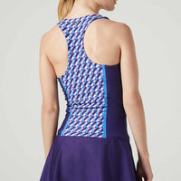 Paula Midi Tank Geo Splash