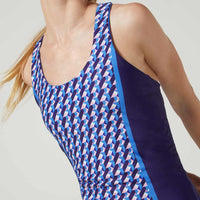 Paula Midi Tank Geo Splash