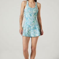 Paula Midi Tank Watercolor Camo