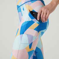 Dakota Legging Block Leaves