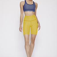 Kurt Reversible Short Navy Gingham - Sunshine Gingham PANTS W.I.T.H.-Wear It To Heart