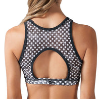 BLACK AND WHITE CLOUDY POLKA DOTS