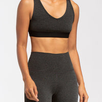 Charcoal Glitz Studio Bra SHIRT W.I.T.H.-Wear It To Heart CHARCOAL GLITZ XS