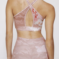 Noa Crossback Bra Blush Camo Peony SHIRT W.I.T.H.-Wear It To Heart