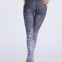 High Waisted Leggings Midnight Tweed With Foil PANTS W.I.T.H.-Wear It To Heart