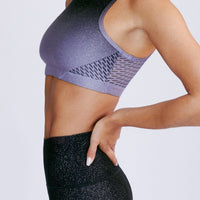 High Neck Bra 2.0 Midnight With Foil SHIRT W.I.T.H.-Wear It To Heart