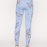 High-Waist Reversible Legging Stone Denim