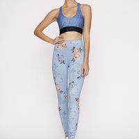 High-Waist Reversible Legging Stone Denim