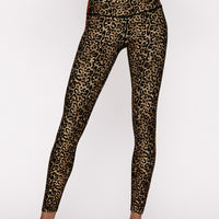 High Waisted Leggings Natural Cheetah PANTS W.I.T.H.-Wear It To Heart NATURAL CHEETAH XS