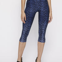 Iggy Capris Blue Chill Cheetah PANTS W.I.T.H.-Wear It To Heart BLUE CHILL CHEETAH XS