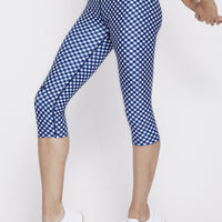 Iggy Capris Navy Gingham PANTS W.I.T.H.-Wear It To Heart
