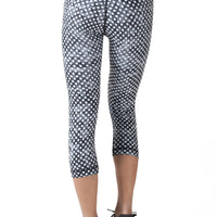 BLACK AND WHITE CLOUDY POLKA DOTS