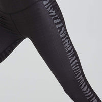High Waist Leggings Black White Viva Zebra