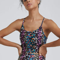 Avery Cropped Tank Multi Botanical