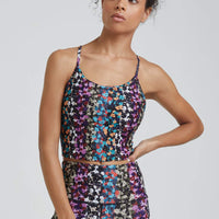 Avery Cropped Tank Multi Botanical