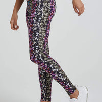 High Waist Leggings Multi Botanical