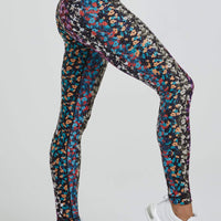 High Waist Leggings Multi Botanical